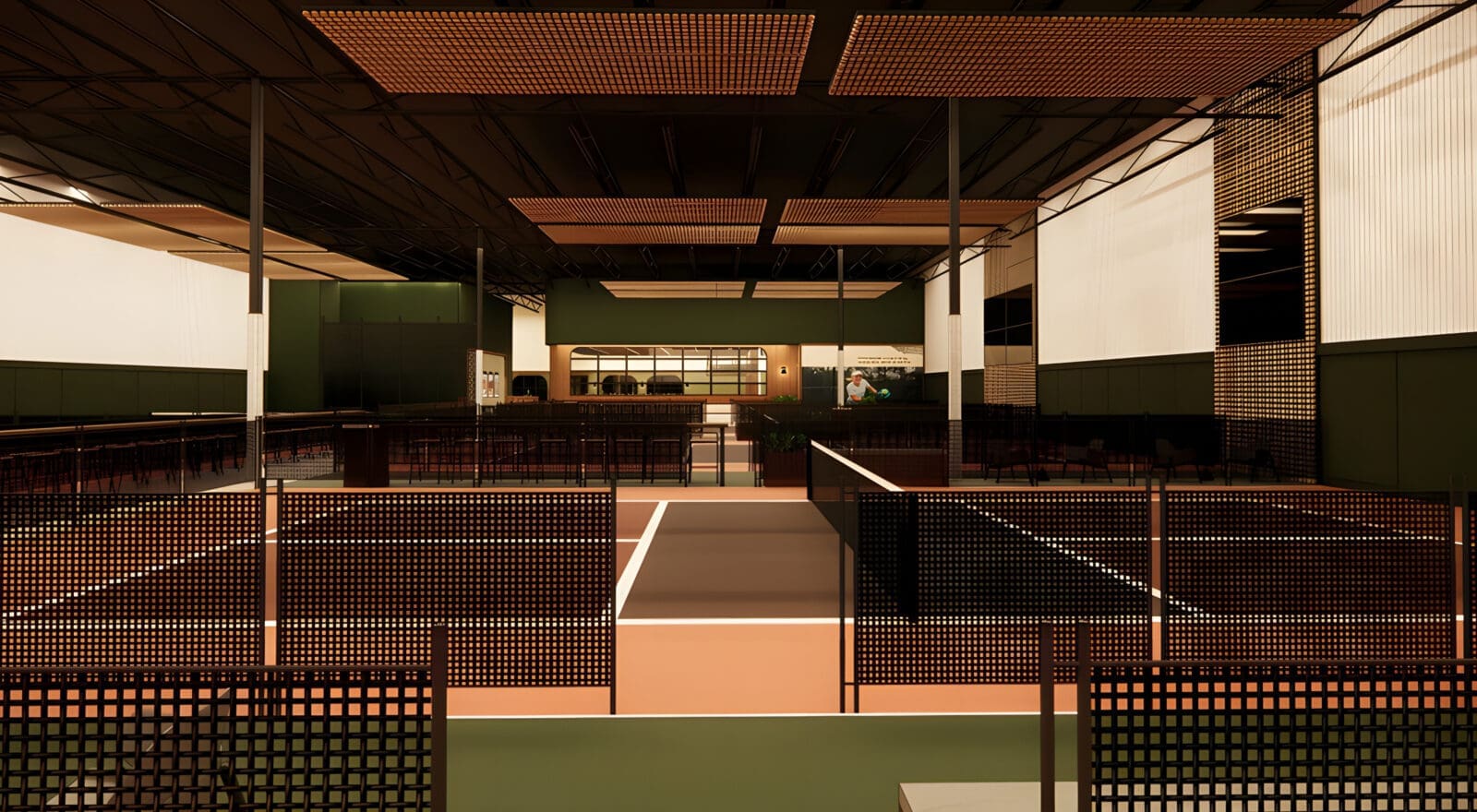 Serve & Sip Pickleball Club debuts in Dallas later this month. (Rendering courtesy of Coeval Studio)