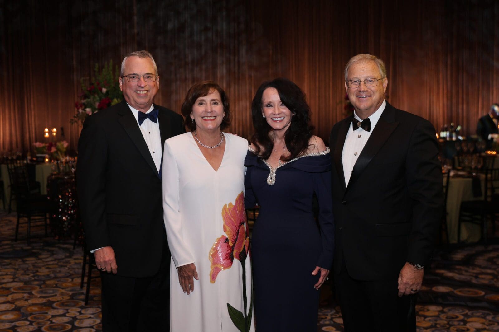 Scott & Anna McLean, Gail & Greg Garland at the Memorial Hermann 'Signed, Sealed, Delivered' gala (Photo by Priscilla Dickson)