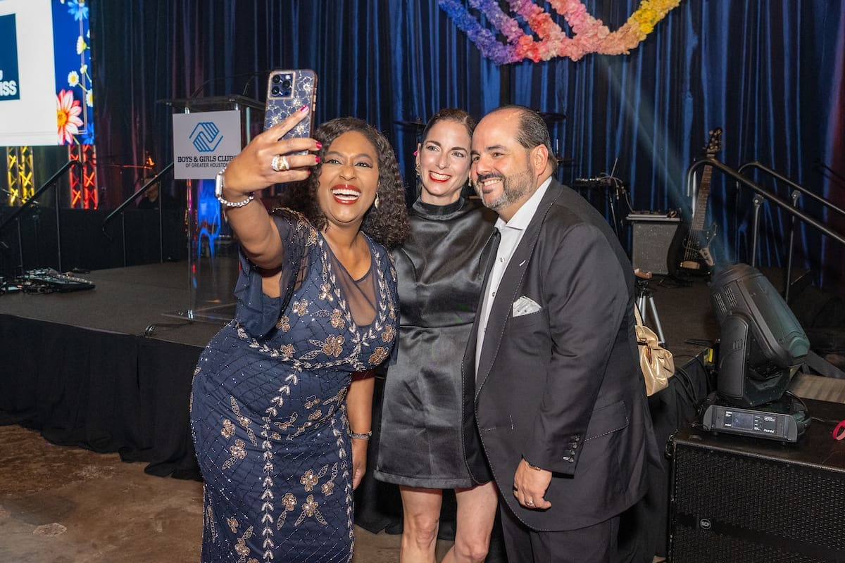 Sharron Melton, Betty & Humberto Hormaza at the Boys & Girls Clubs of Greater Houston 'Great Futures' gala