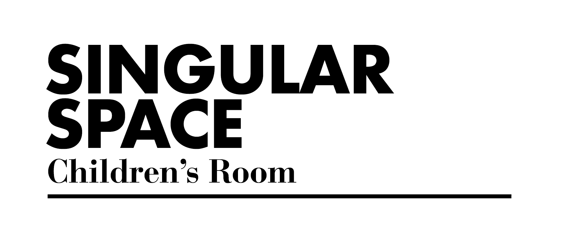 Singular Space children room – graphic