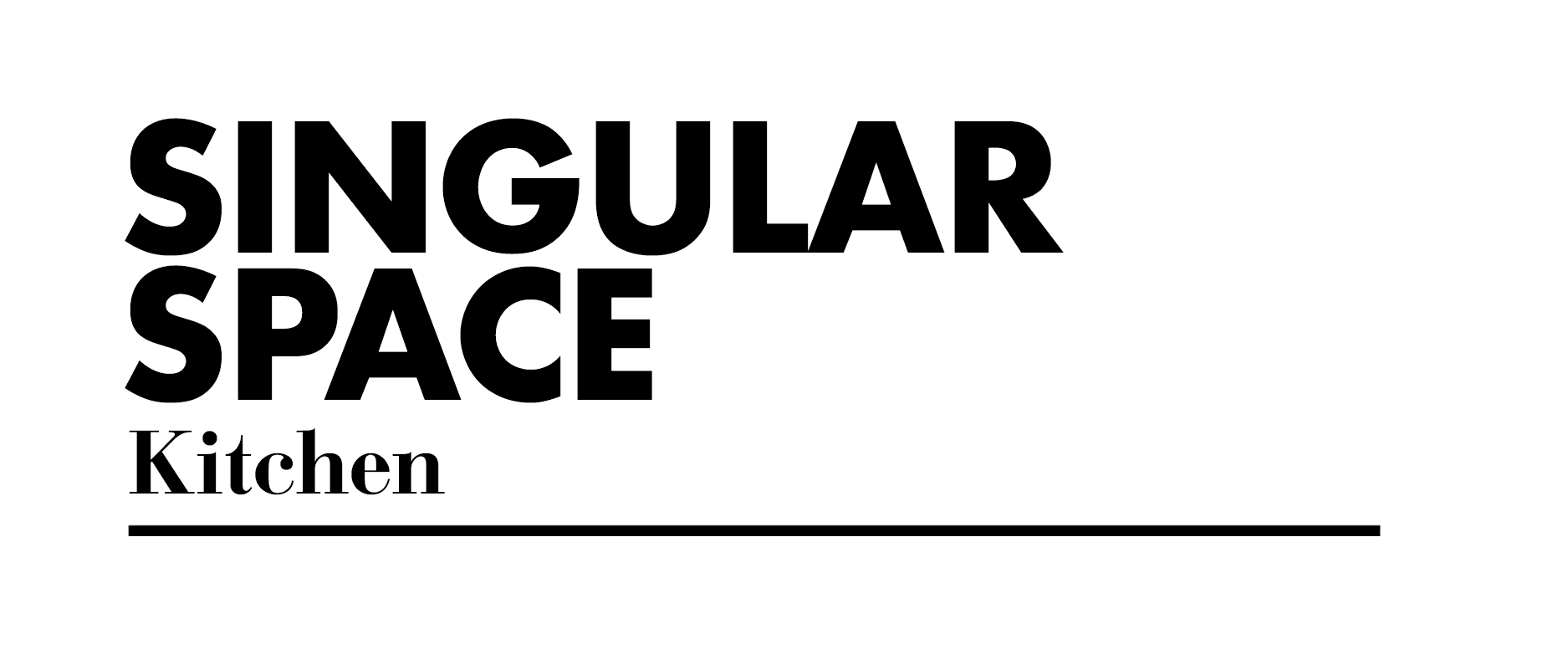 Singular Space kitchen – graphic