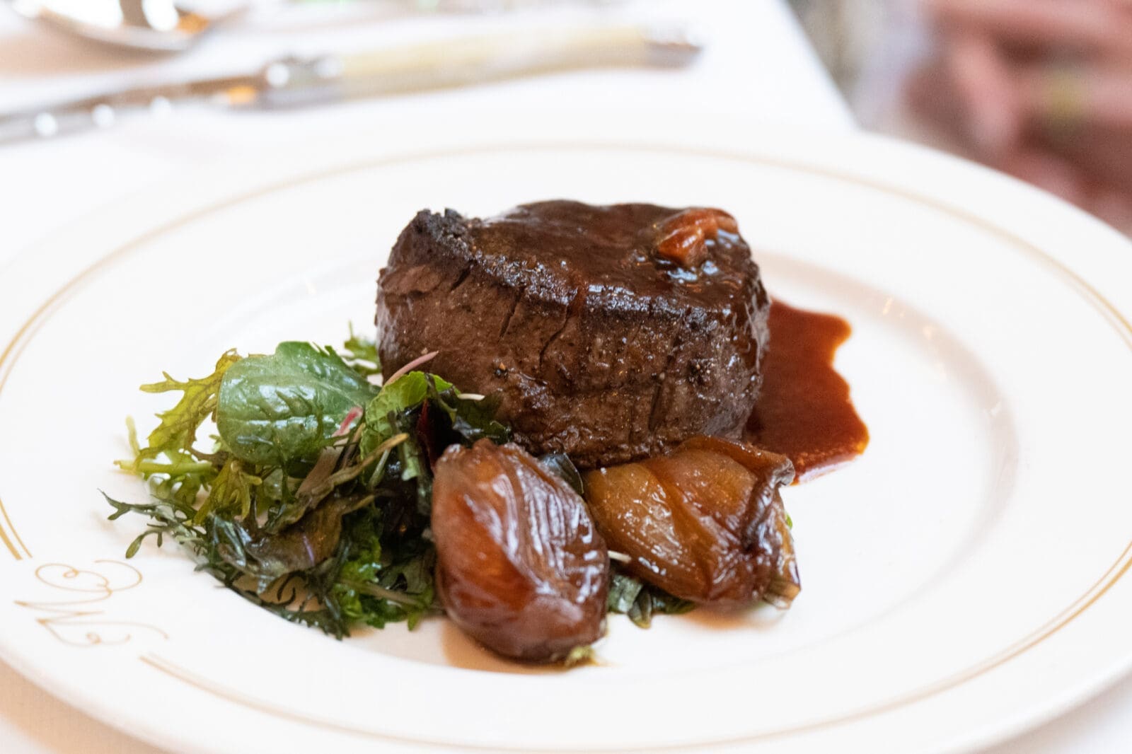 True Texans, almost every guest opted for the filet mignon. (Photo by George Fiala Photography)