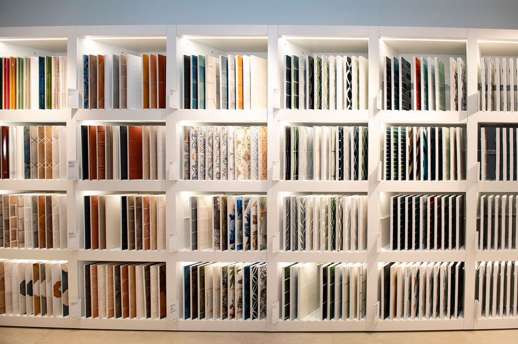TileBar organizes the materials intuitively by category and style (mosaics, natural stone, subway tile, etc.), so it's easy to compare them. (Photo by Tamytha Cameron)