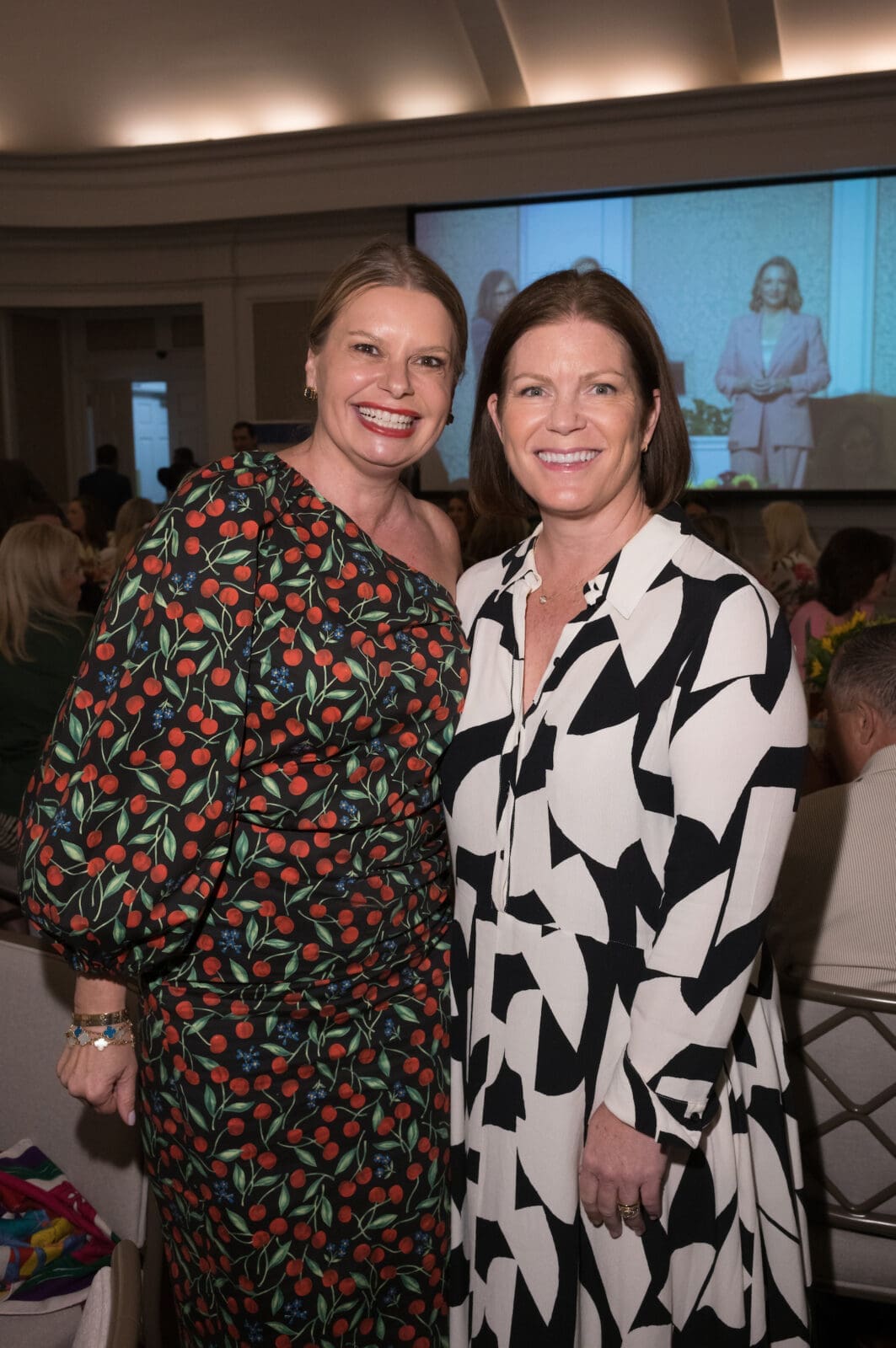 Valerie Dieterich, Lauren Courville at CanCare's 'Hope Survivorship' luncheon (Photo by Daniel Ortiz)