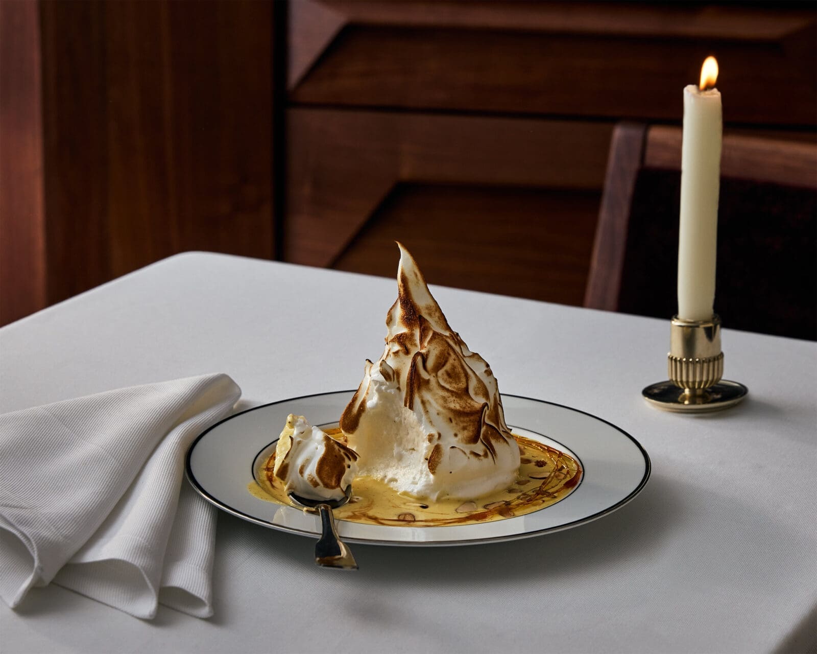 Glacier Flottant at the new restaurant Marcel in New York City. (Photo by Nico Schinco)