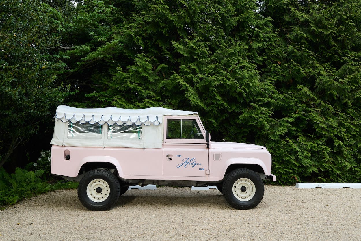 The Hedges Inn signature pink Beach Runner (Photo by Glen Allsop)