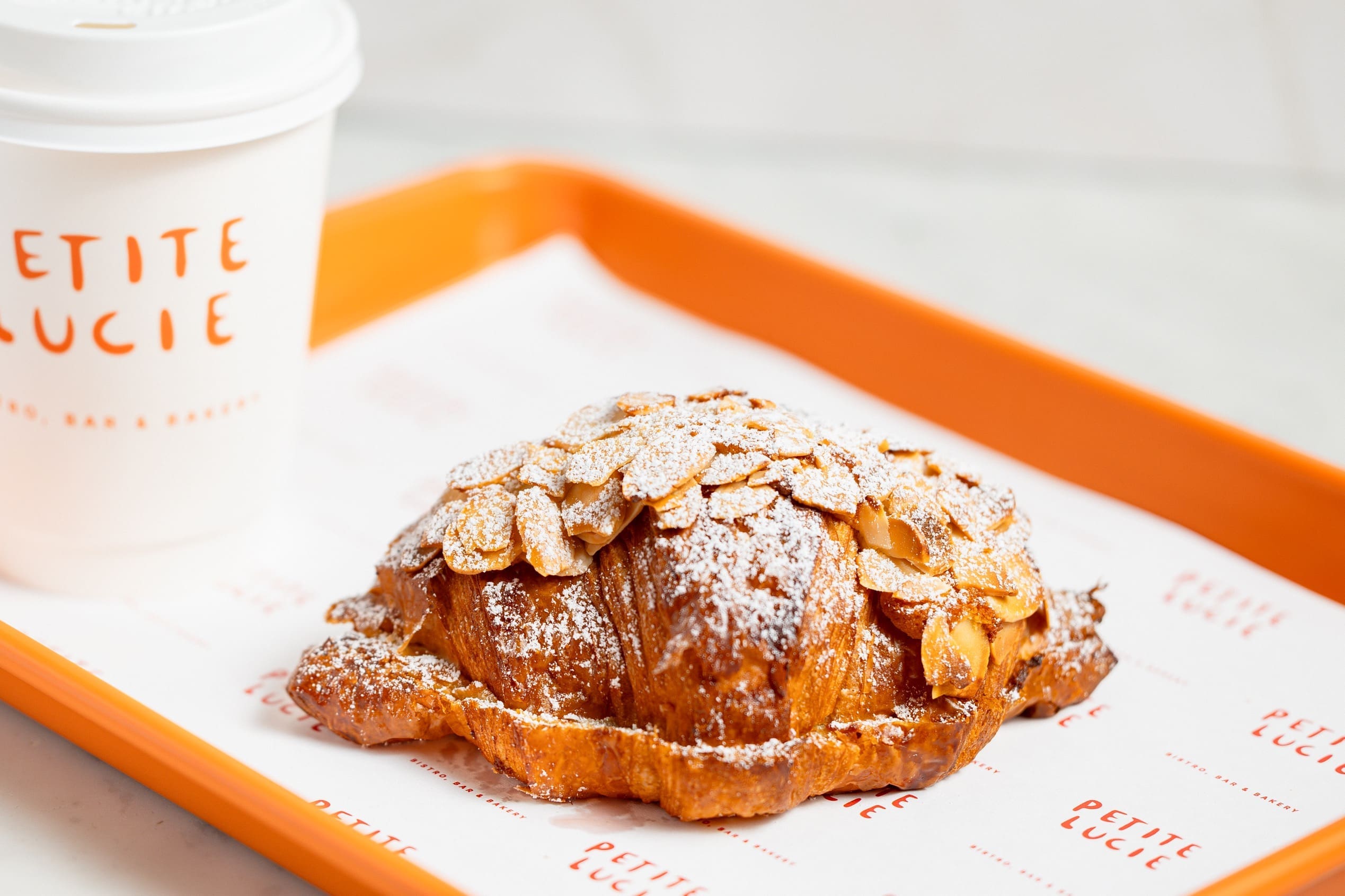 Almond Croissant at Petit Lucie