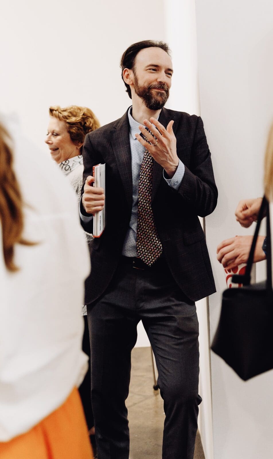 Andrew Bailey at Winn Morton book signing at Conduit Gallery (Photo by Vanessa Chavez)