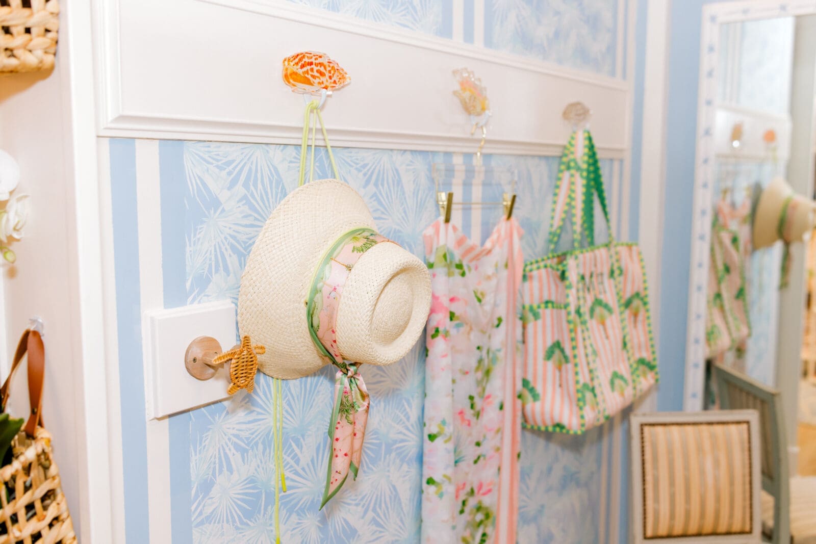 From ribbon scarves and tote bags to summer accessories, Cartie's vibrant watercolor illustrations now adorn products sold in more than 100 stores across the South. (Photo by Canon Sawyer)