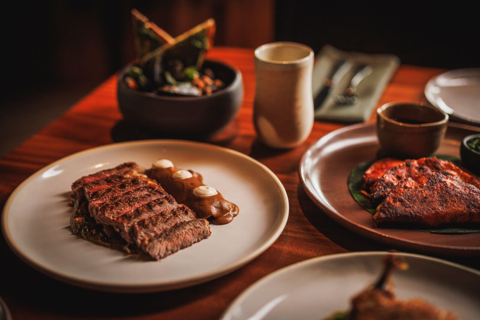 A highlight of the Sueño menu is the Wood-Fired Carne Asada. (Photo by Samantha Marie Photography)