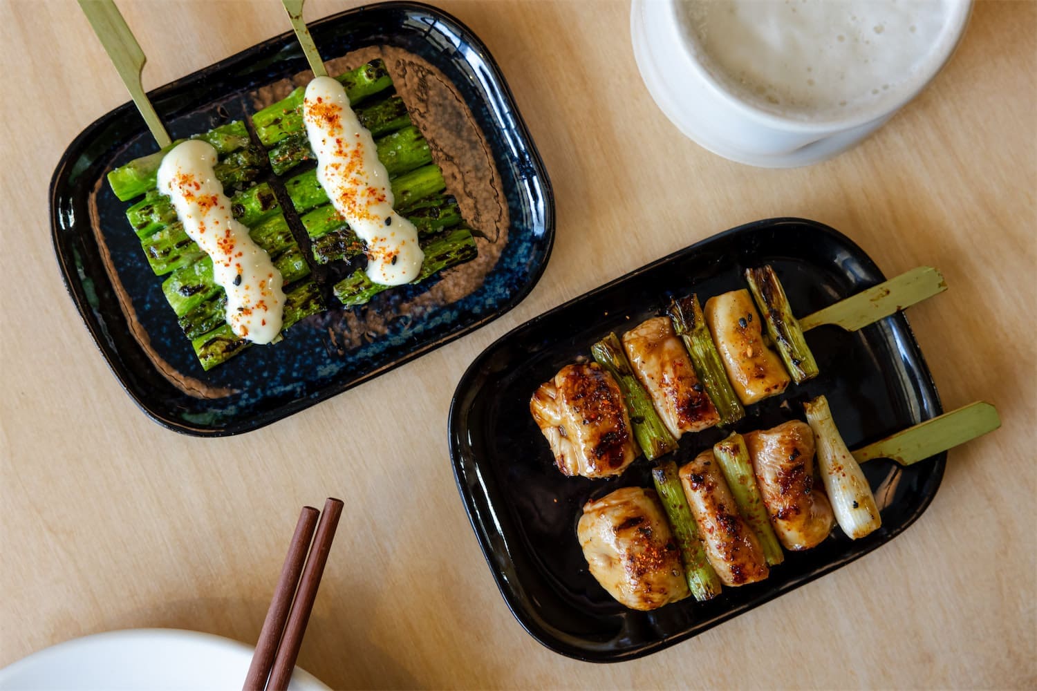 There will also be exclusive dishes on the Dallas menu, including a yakitori program. (Photo by Justin Cook)