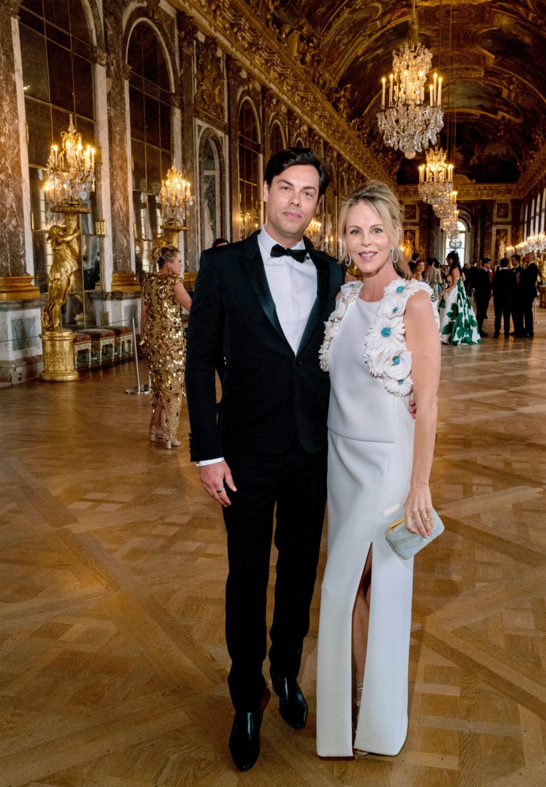 Grégoire Buais & Elizabeth Petersen-Buais at the Friends of Versailles soirée (Photo by Catalin Vutcariov)