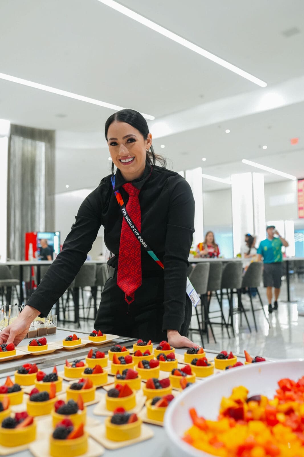 The On Location ticket package grants access to its VIP lounge with a buffet and open bar.  (Photo by On Location)