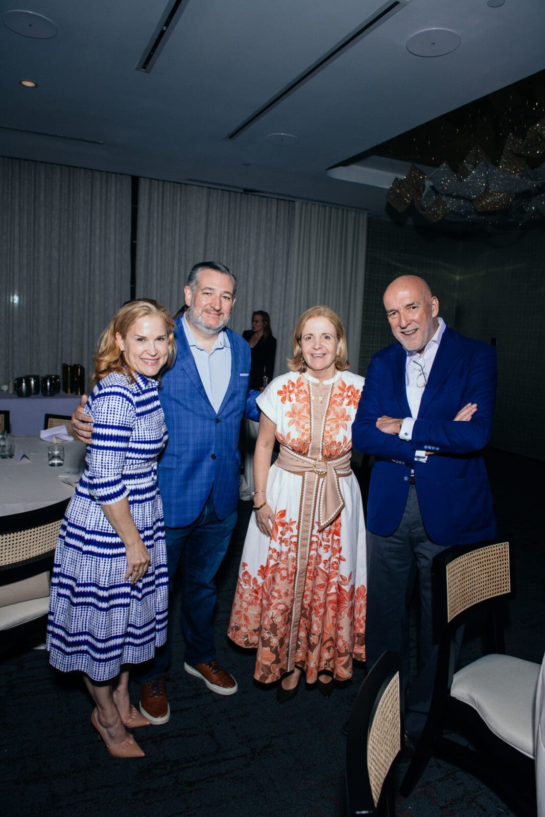 Heidi & Sen. Ted Cruz, Isabel & Ignacio Torras at the Genuine Cup's second annual Hope & Opportunity Dinner  (Photo by Jenny Antill)