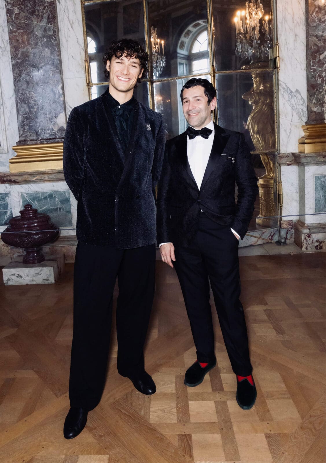 Hugo Marchand, Alexis Mabille at the American Friends of Versailles soirée (Photo © François Goizé)