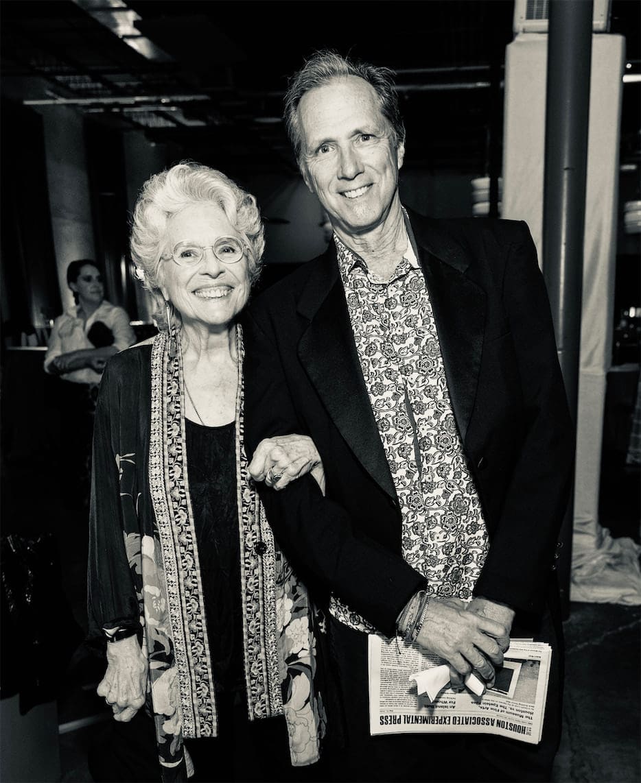 Betty Moody, Jack Massing at Glasstire 25th Anniversary Party & Auction (Photo by Jenny Antill Clifton)