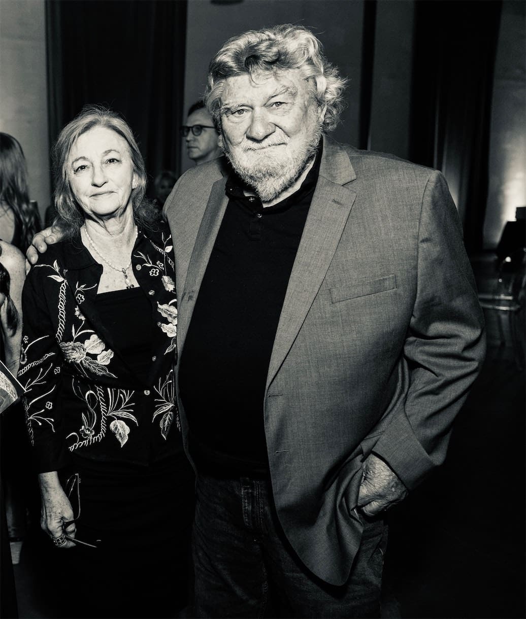 Charmaine Locke & James Surls at Glasstire 25th Anniversary Party & Auction (Photo by Jenny Antill Clifton)