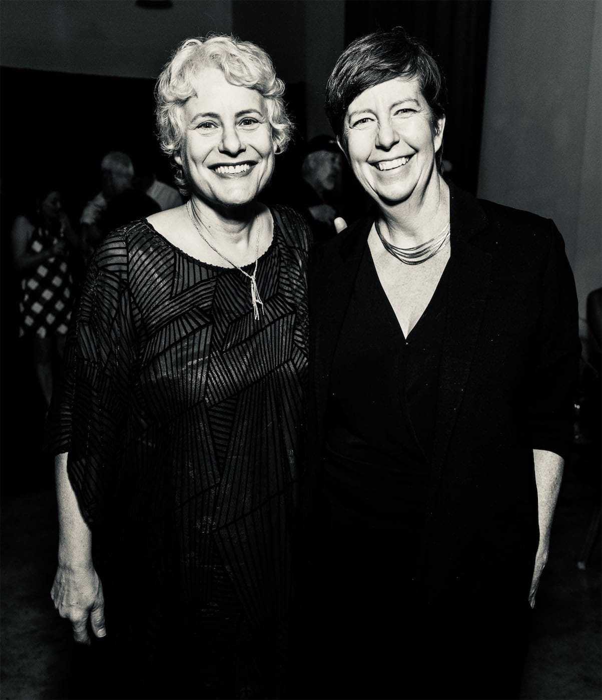 Sharon Engelstein, Joey Fauerso at Glasstire 25th Anniversary Party & Auction (Photo by Jenny Antill Clifton)
