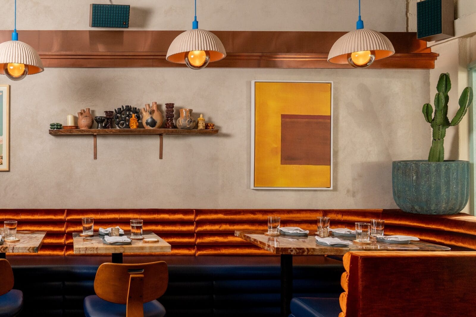 Inside the stylish looking Maximo restaurant situated in West University. (Photo by Carla Gomez)