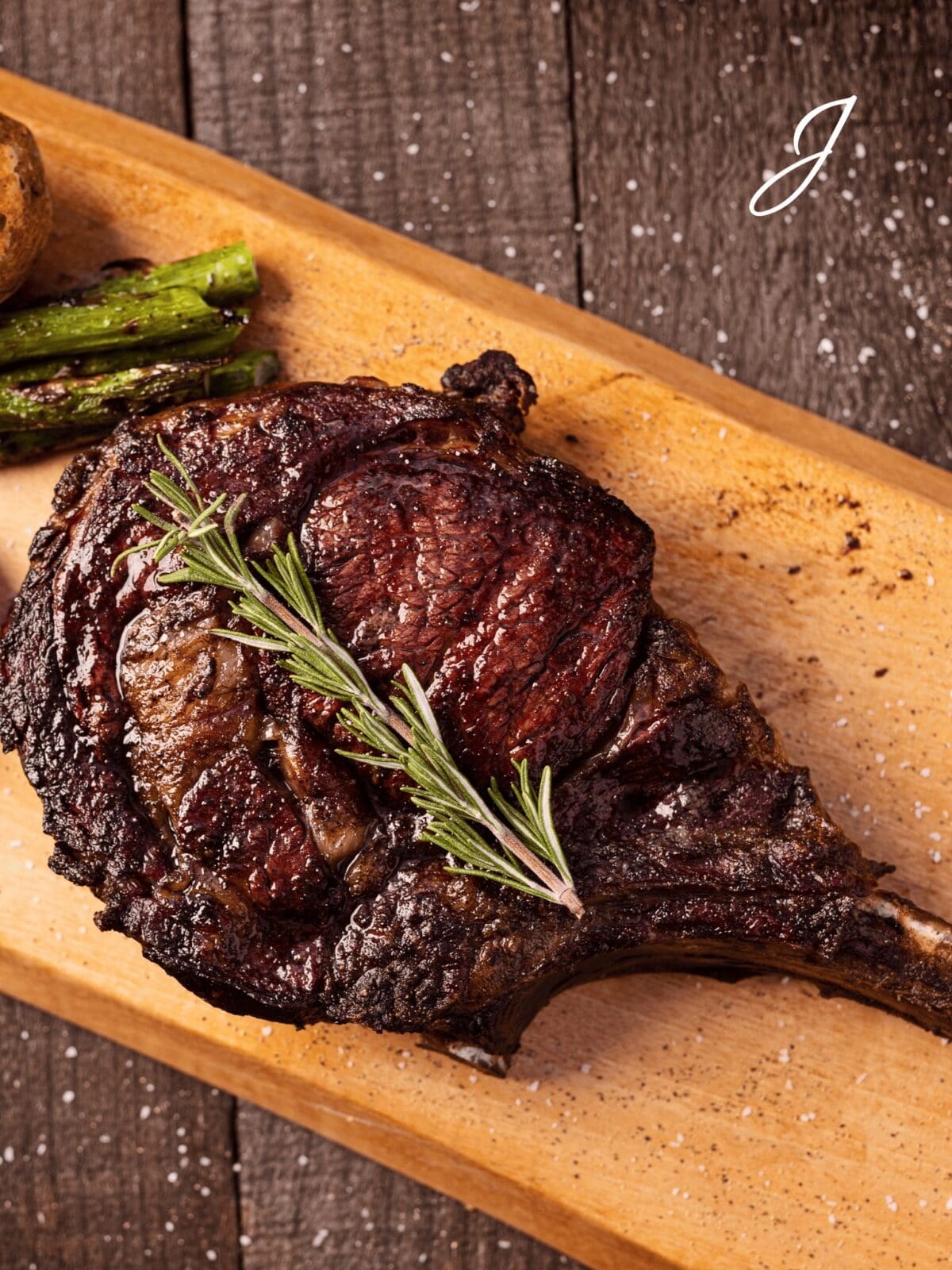 This Bone-In Ribeye at Johnny's Steakhouse is a fan favorite. (Photo courtesy of Johnny's) 