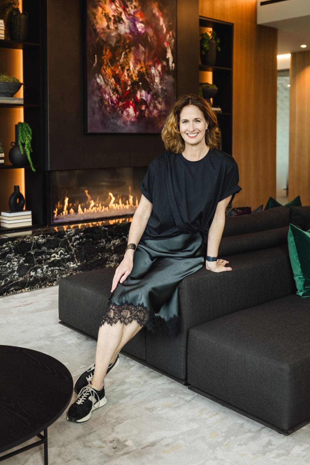 Kelie Mayfield, founder of MaRS Culture, spearheaded the design at 1 Riva Row. (Photo by Johnny Than)