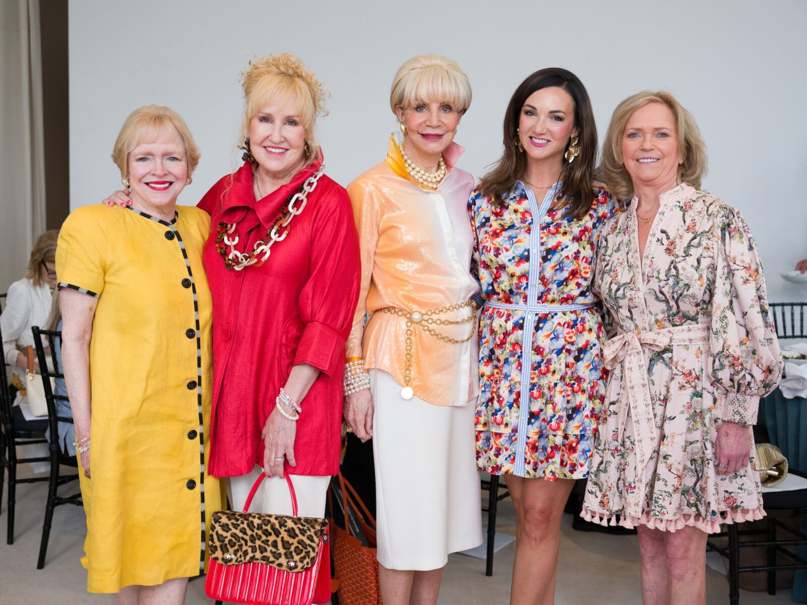 Leila Perrin, Alicia Jansen, Leisa Holland Nelson Bowman, Jenny Todd, Chree Boydstun at Tootsies' premier 'Radiance' luncheon (Photo by Daniel Ortiz)