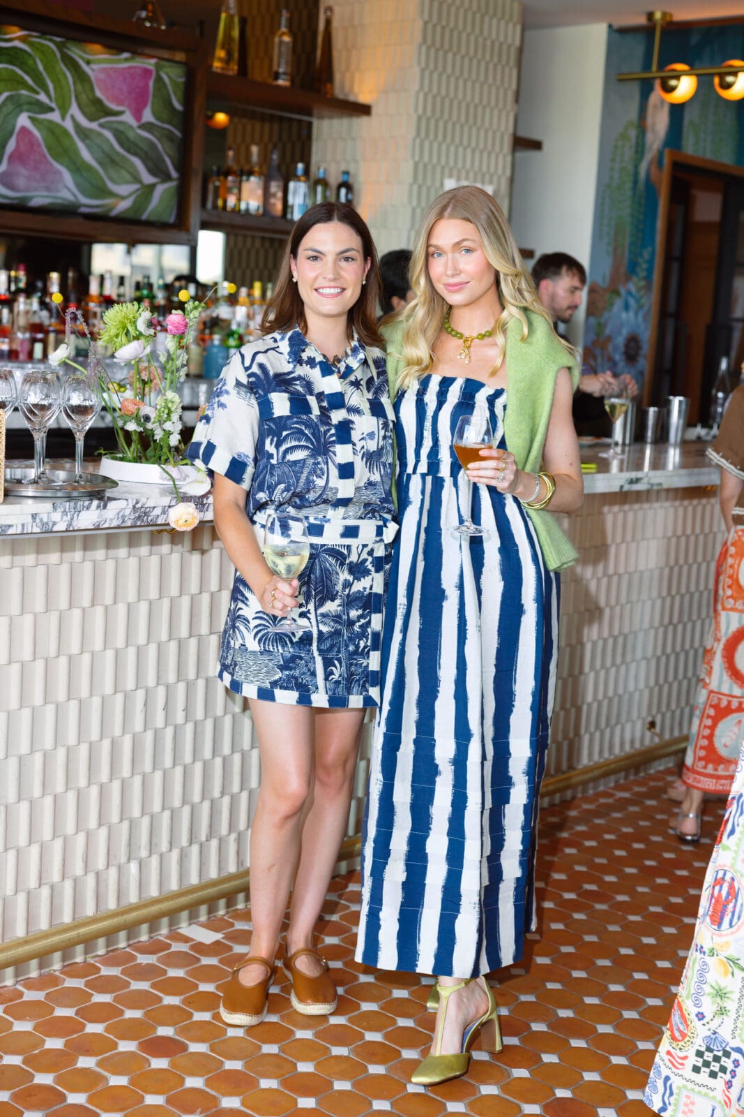 Lily Barfield, Jess Einaudi at fashion designer Hunter Bell's 20th anniversary celebration. (Photo by Caroline May)