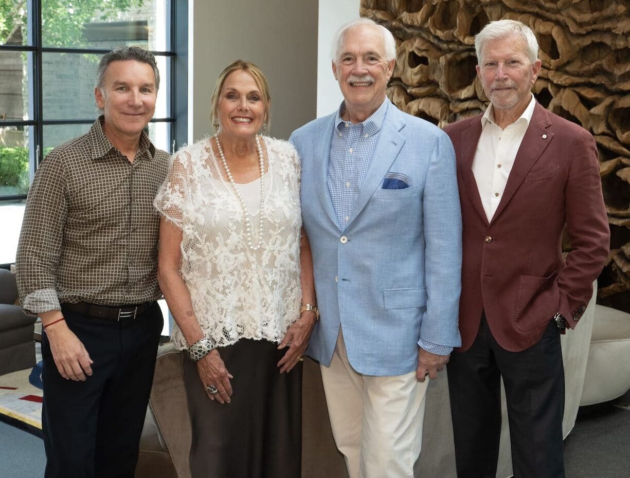 Ann and David Sutherland Host Cocktails & Book Signing Soirée for Architect Lionel Morrison at their Marvelous Modern Dallas Home