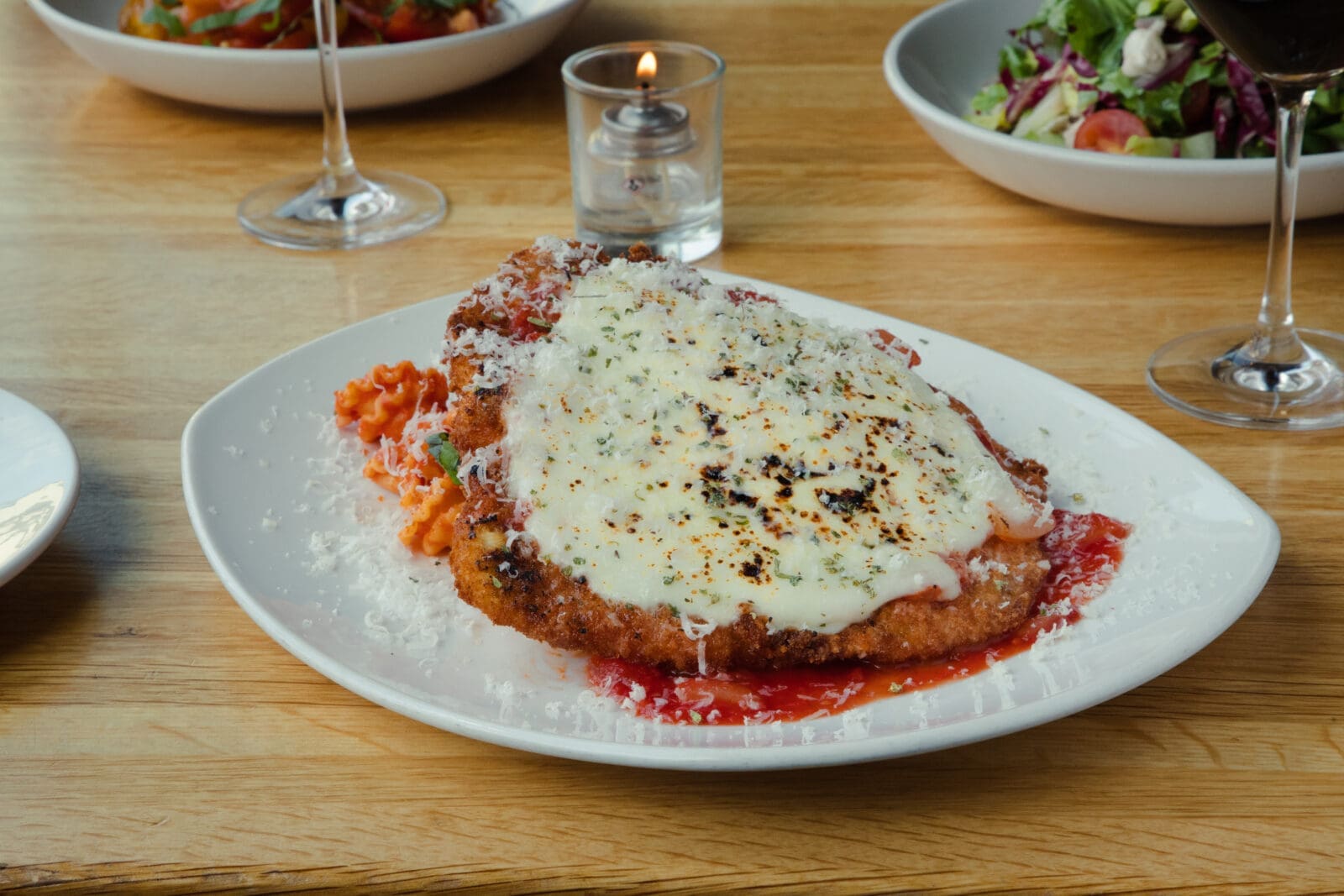 While dining in a cozy trattoria brings obvious appeal, Chef Marcus Paslay’s Piatello Italian Kitchen has been a go-to for locals and visitors since 2017. (Photograph by Mike Lopez)