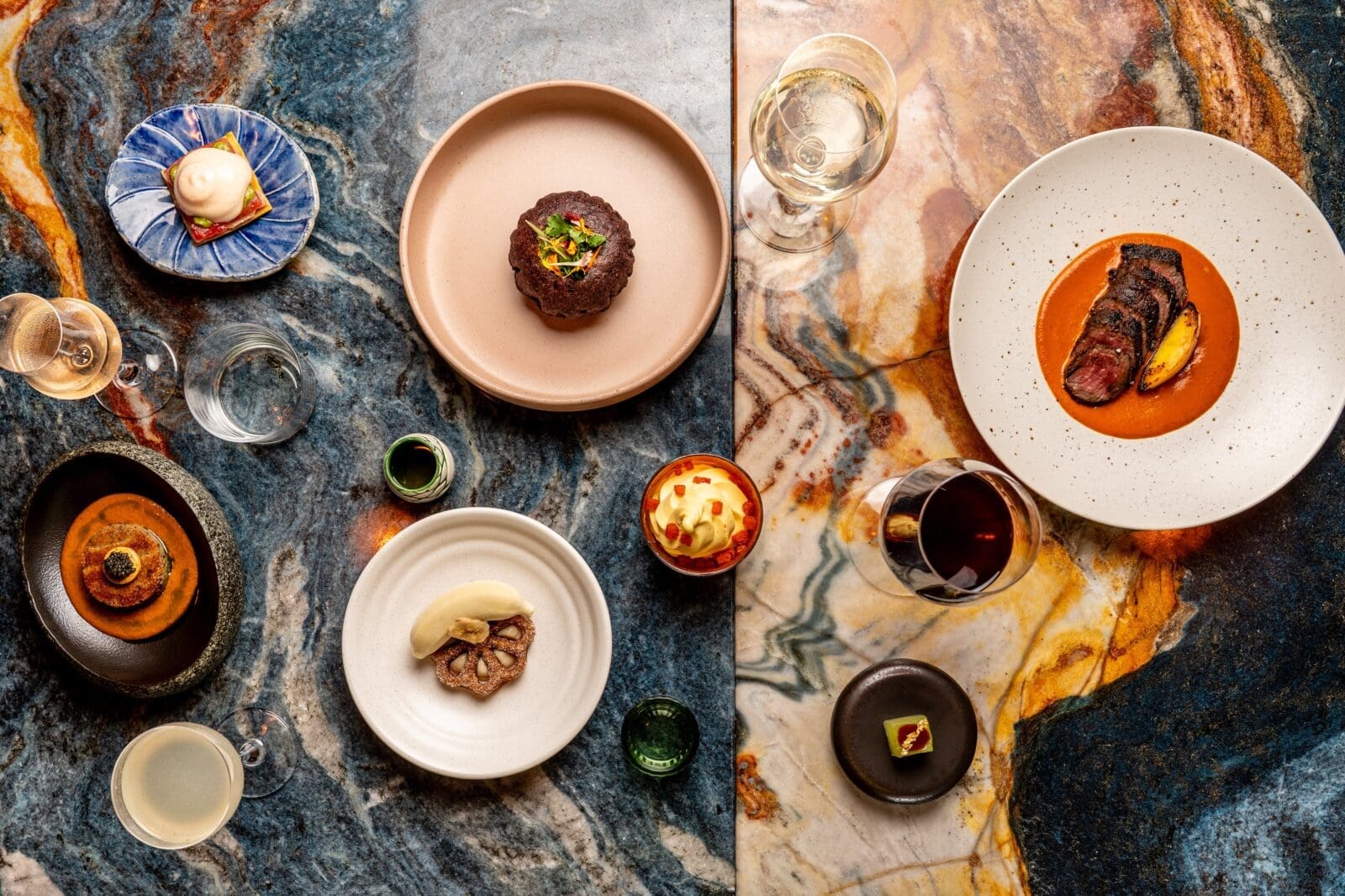 Last year, Torres was inspired to create an accessibly priced chef’s tasting menu (shown here). “Early in my career, I took a step back, and I realized that some of the restaurants here that aim to maintain the traditions of Mexican food are–for the exact people that they're trying to represent–inaccessibly priced,” notes Torres, whose tasting menu rings in at just $45 with optional beverage pairing an additional $30 per person. (Photo by Carla Gomez)