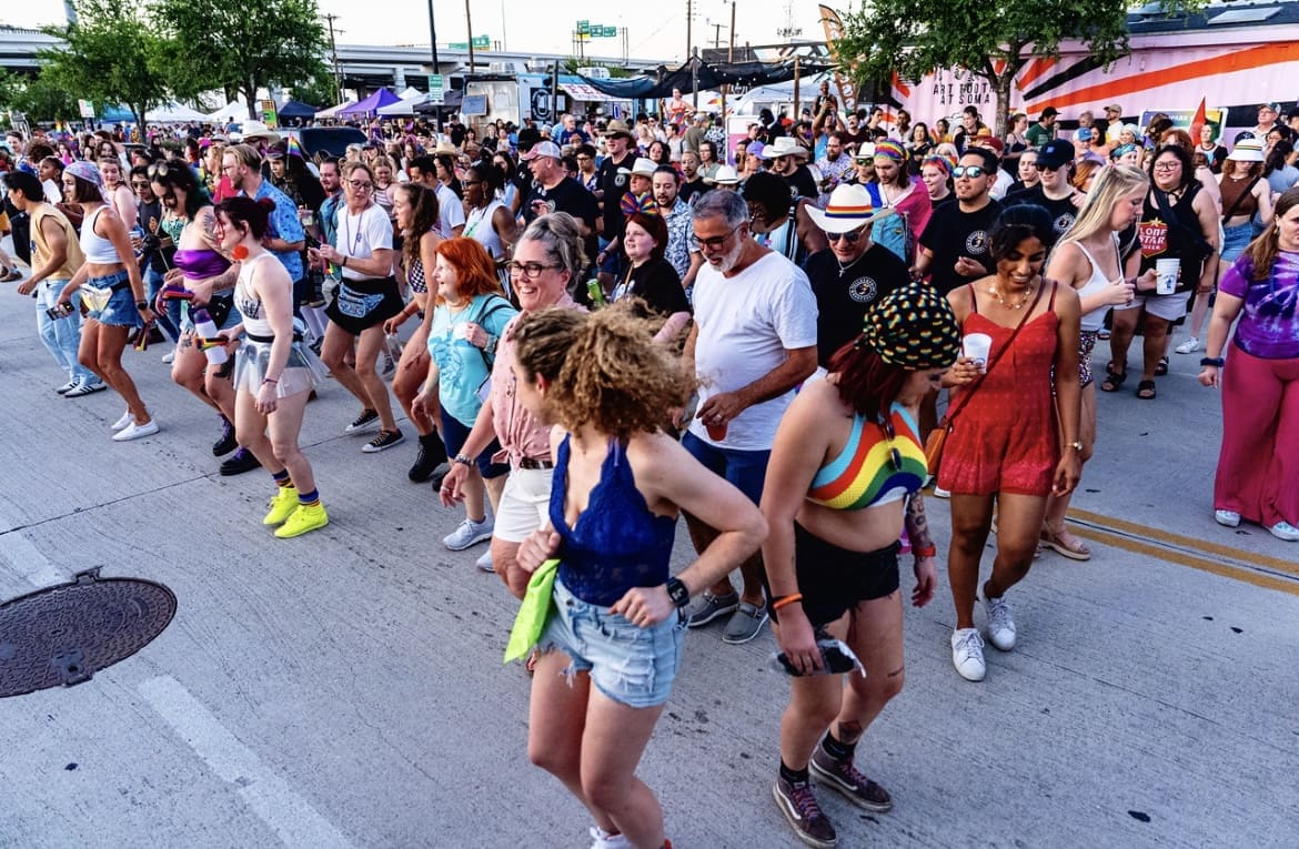 Trinity Pride Fest returns to the Near Southside on Saturday, June 27, featuring food trucks, live music, a vendor market, and more. (Courtesy)