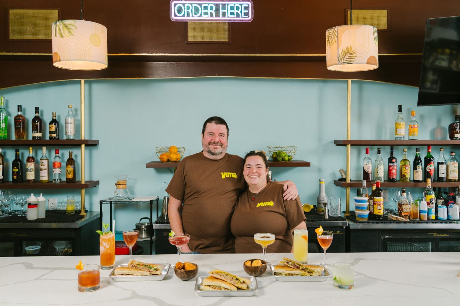 For married couple Mike Hartley and Miriam Leek-Meira, their very own Yuma (4219 Washington Avenue) is a blend of the best of Cuban and Brazilian flavors.  (Photo by Rebekah Flores)