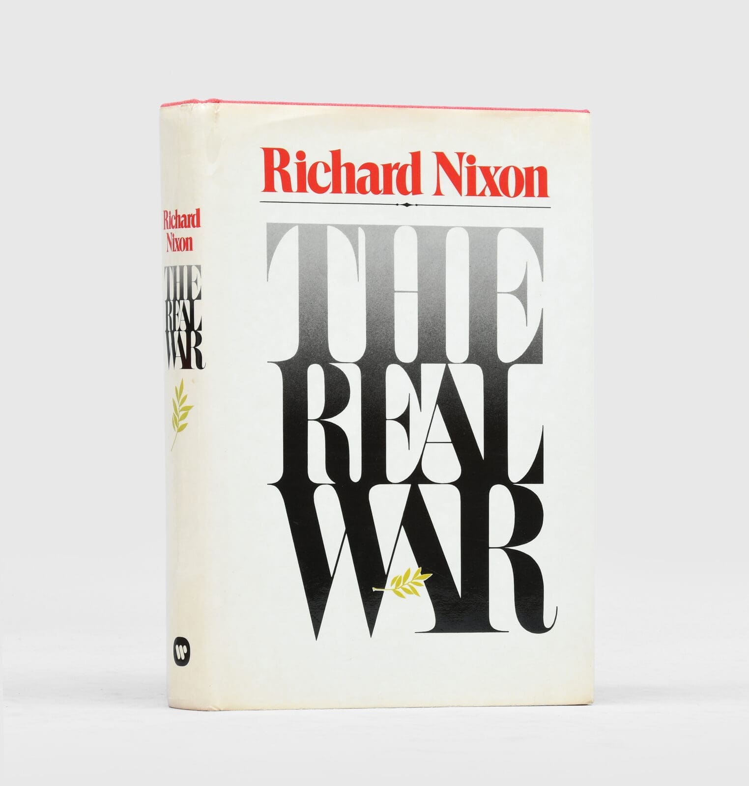 Signed by Richard Nixon and inscribed to President Gerald Ford, who added his own signature beneath Nixon's inscription, this copy of The Real War documents one of the most consequential political relationships in modern American history. (Photo by Andrey & Melissa PR)