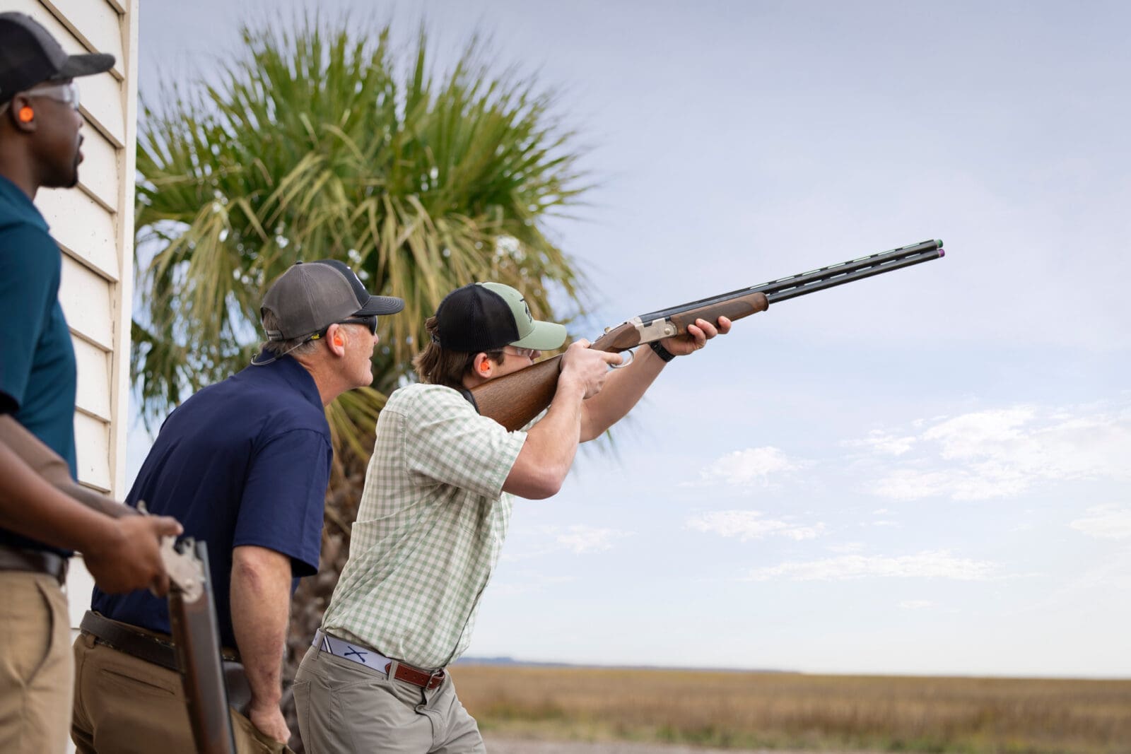 Sea Island's Shooting School includes a five-stand sporting clay field, two skeet ranges, and a trap field. (Photo by Sea Island)