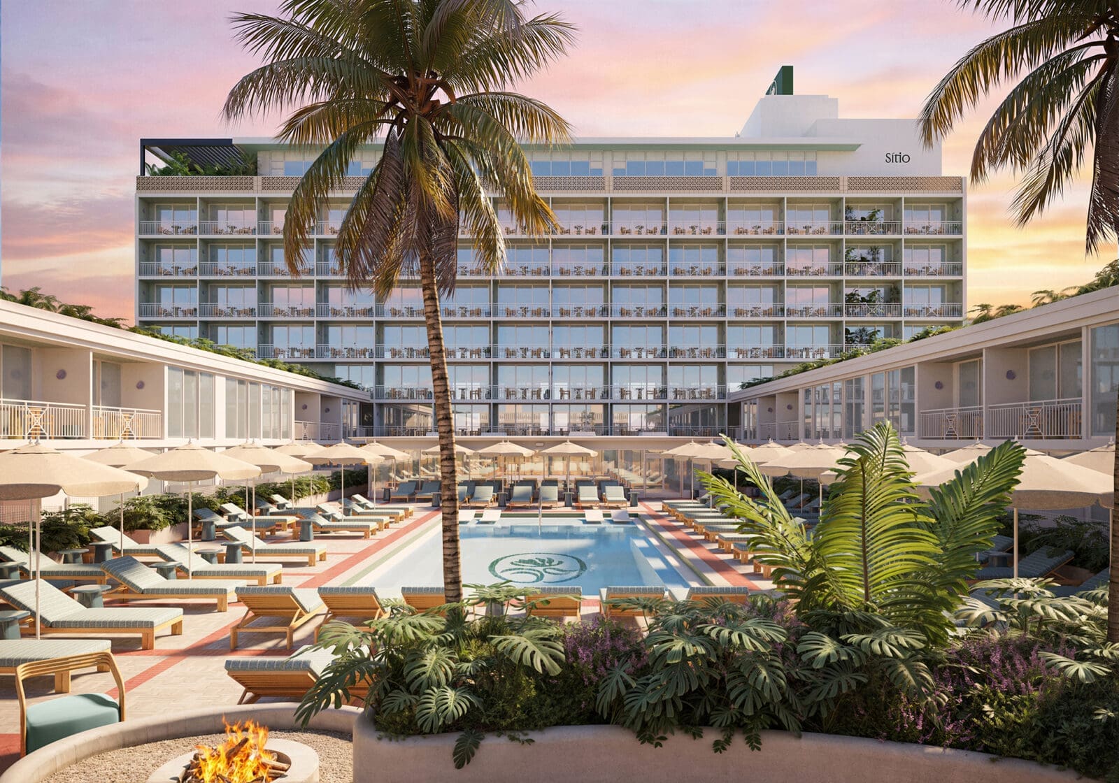 The new Sítio El Tropicano will feature the largest pool deck on the River Walk. (Rendering courtesy of Sítio El Tropicano)