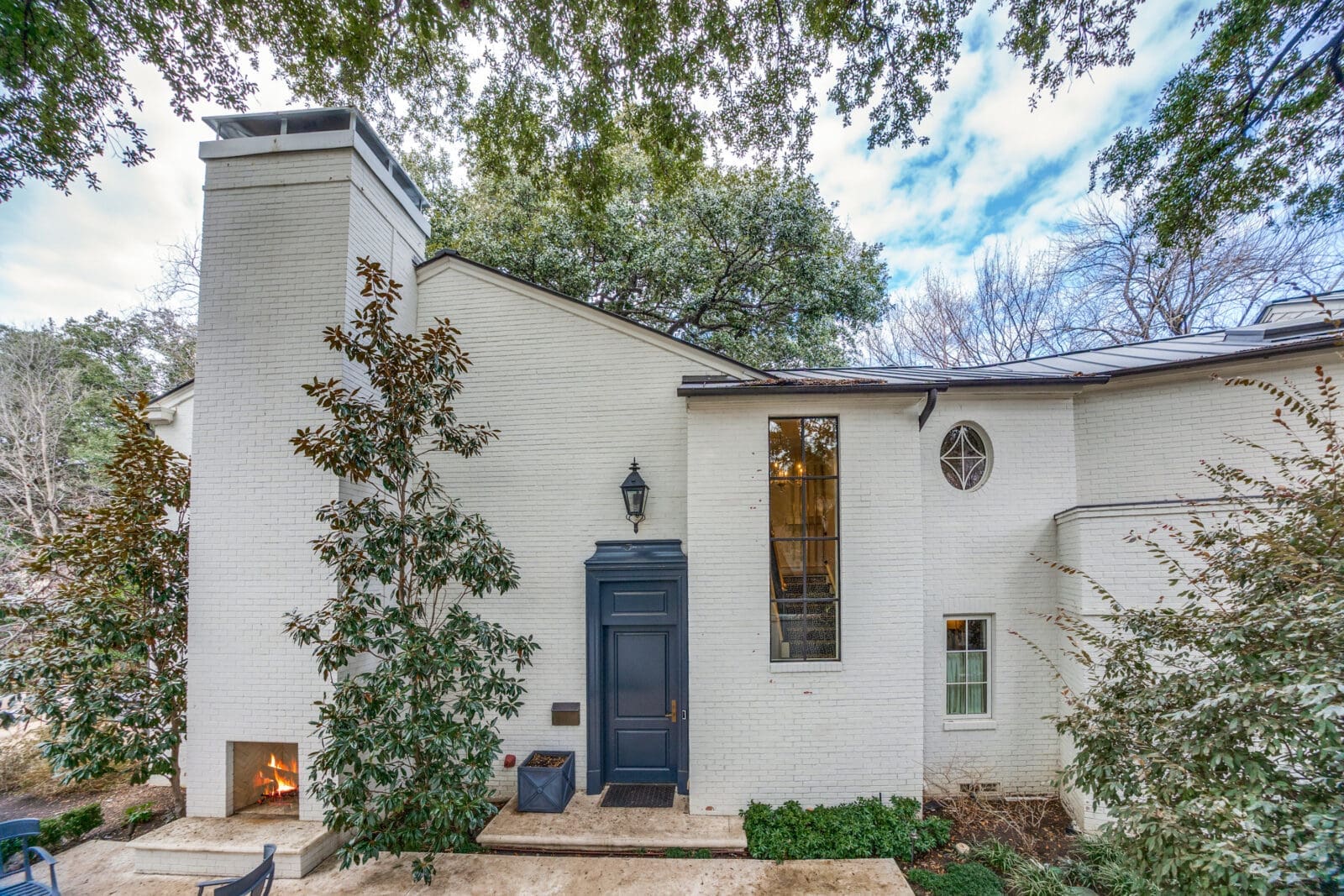 3606 Saint Johns Drive sits on a pristine creek lot that overlooks Hackberry Park in Highland Park. (Photo by Allie Beth Allman & Associates)