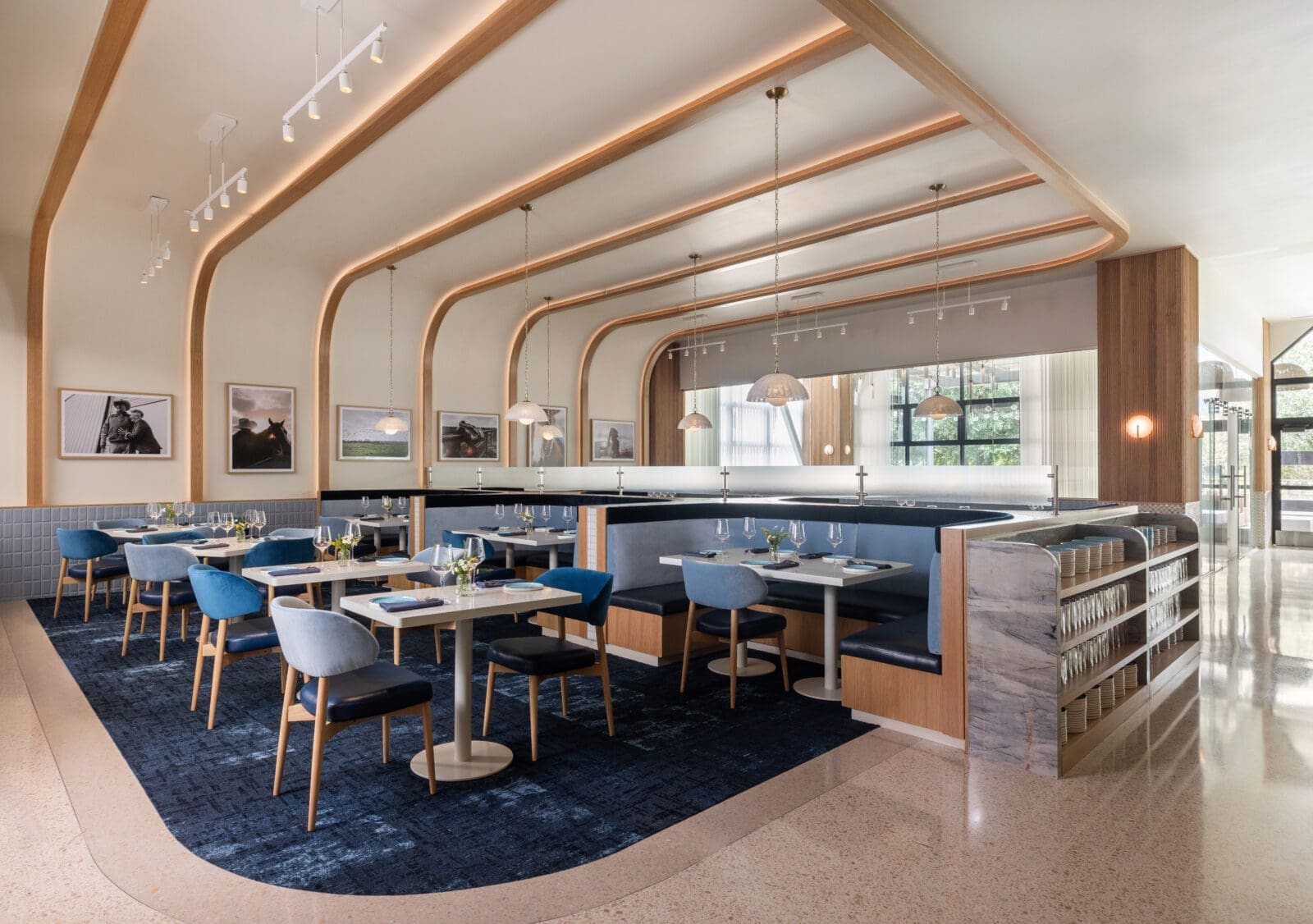 The primary dining room at Charolais. (Photo courtesy of Howard Hughes)