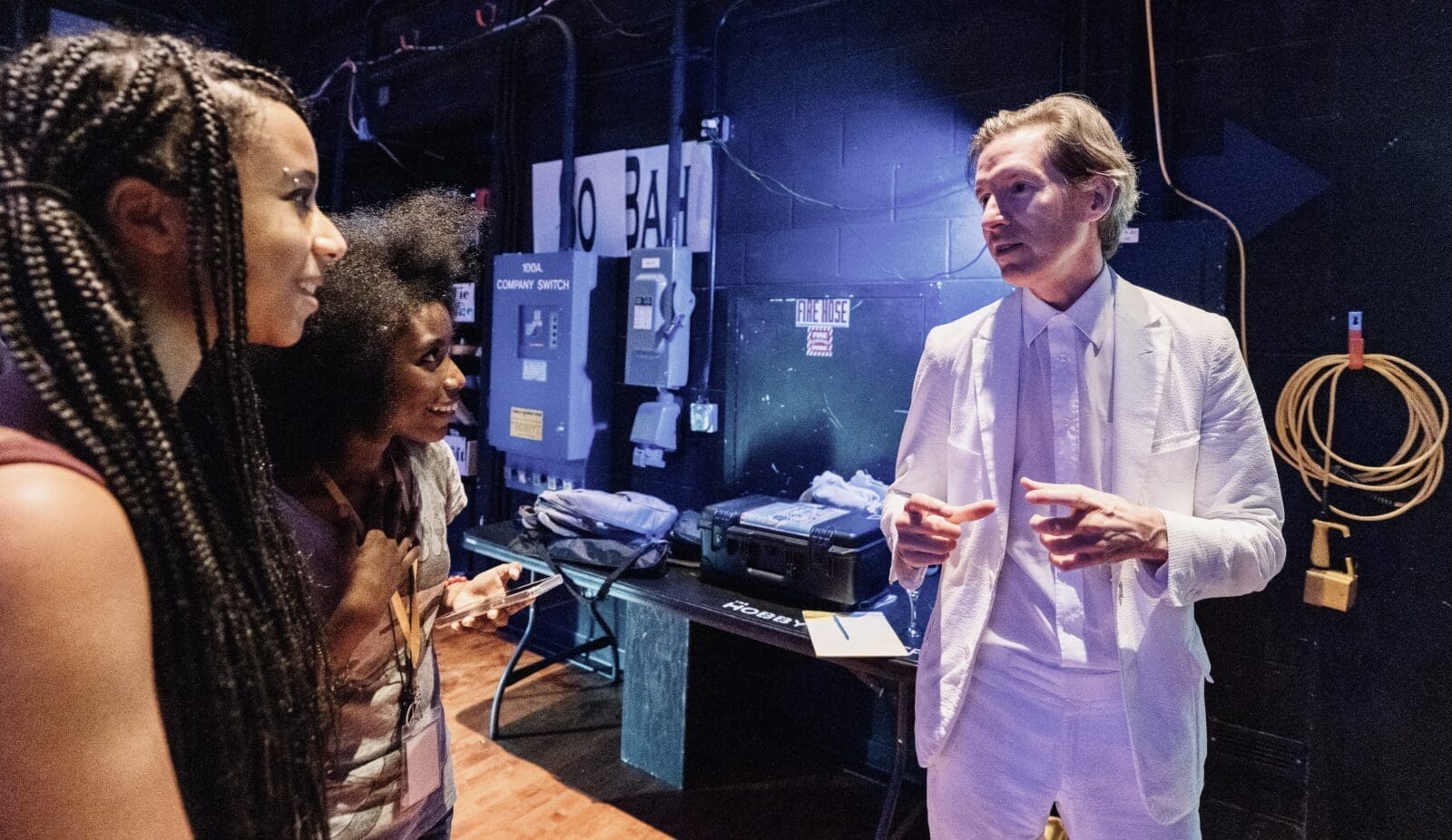 Young Houston filmmakers find inspiration in Wes Anderson and turned out for his Homecoming Soirée at Hobby Center's Zilkha Hall, a benefit evening to save Garden Oaks Theater. (Photo by Alan Nguyen) 