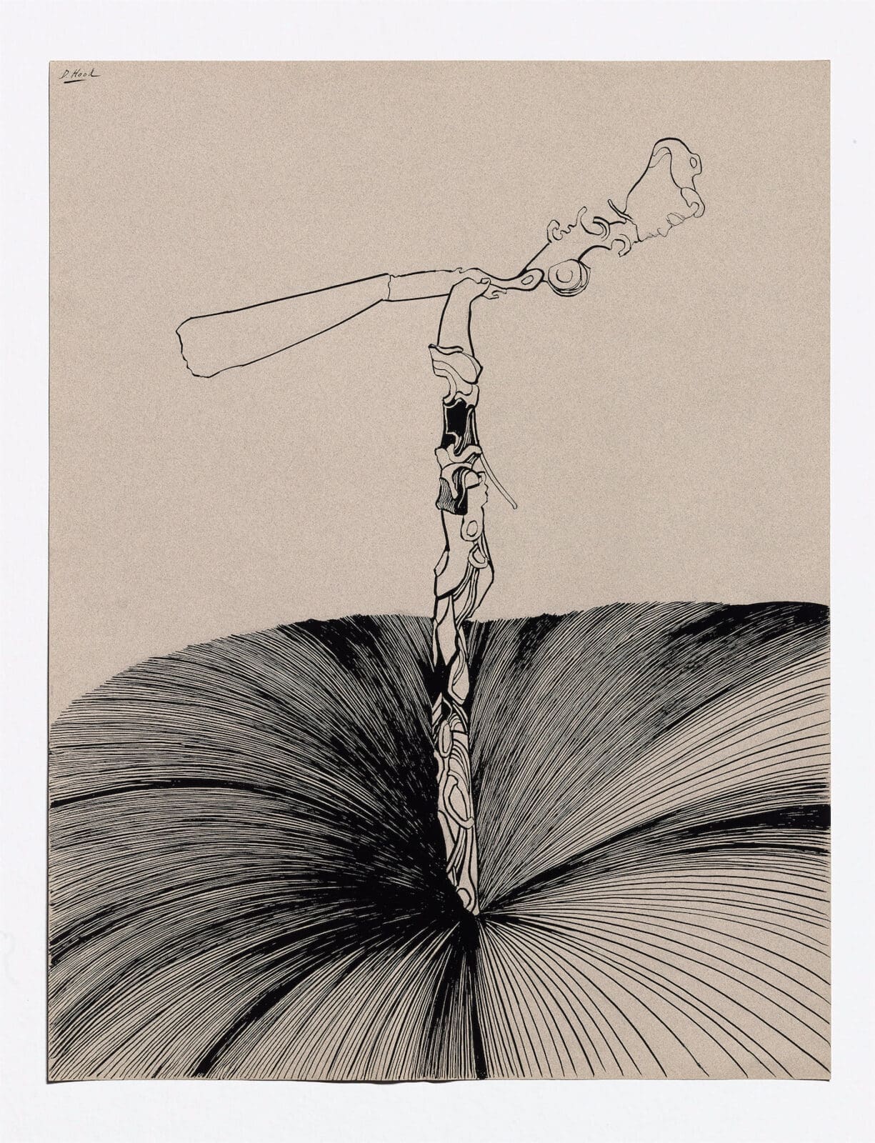 Dorothy Hood, "Untitled," not dated, at McClain Gallery