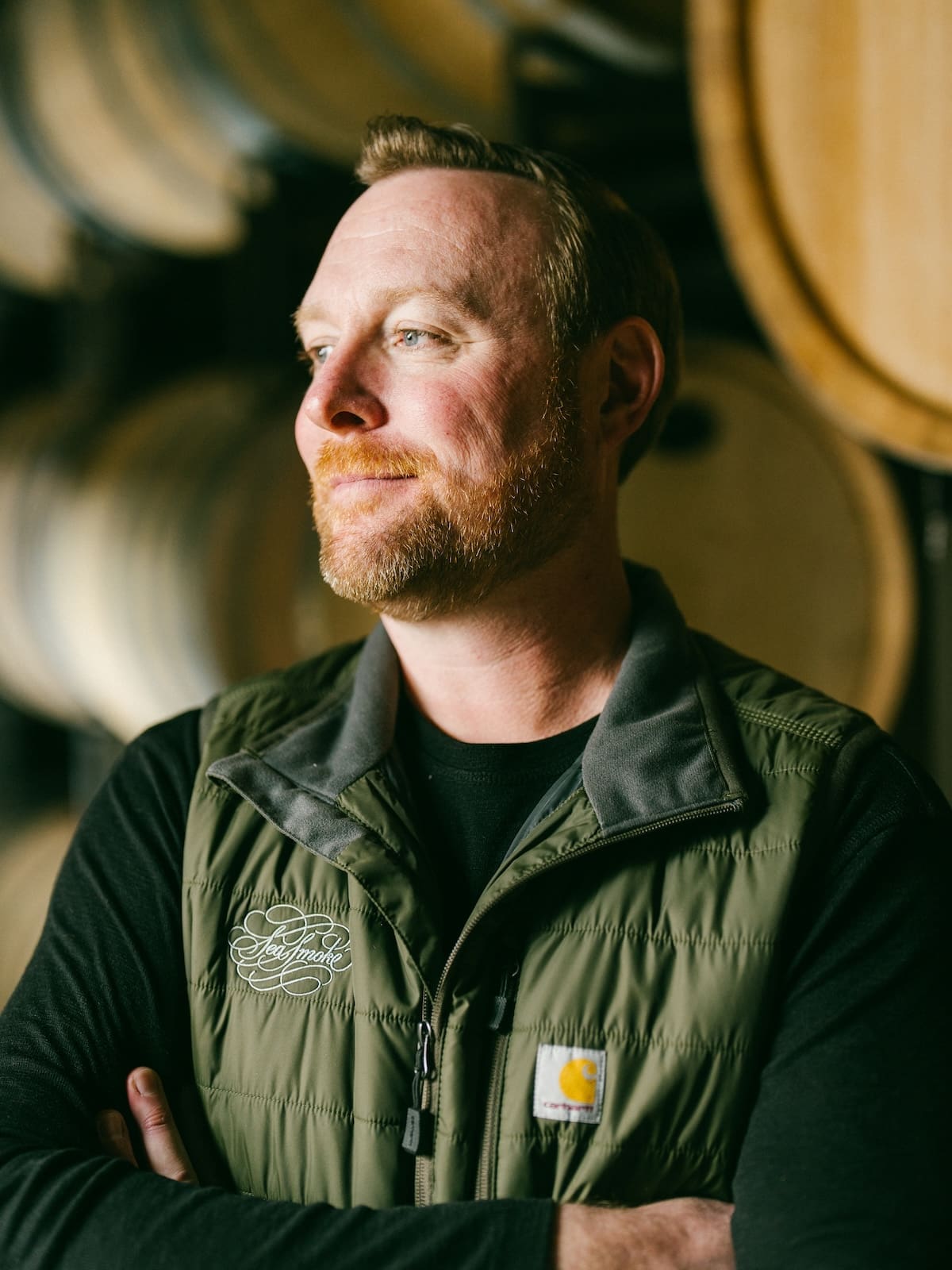Don Schroeder, director of winemaking at Sea Smoke, has been with the estate since 2003. (Courtesy Sea Smoke)