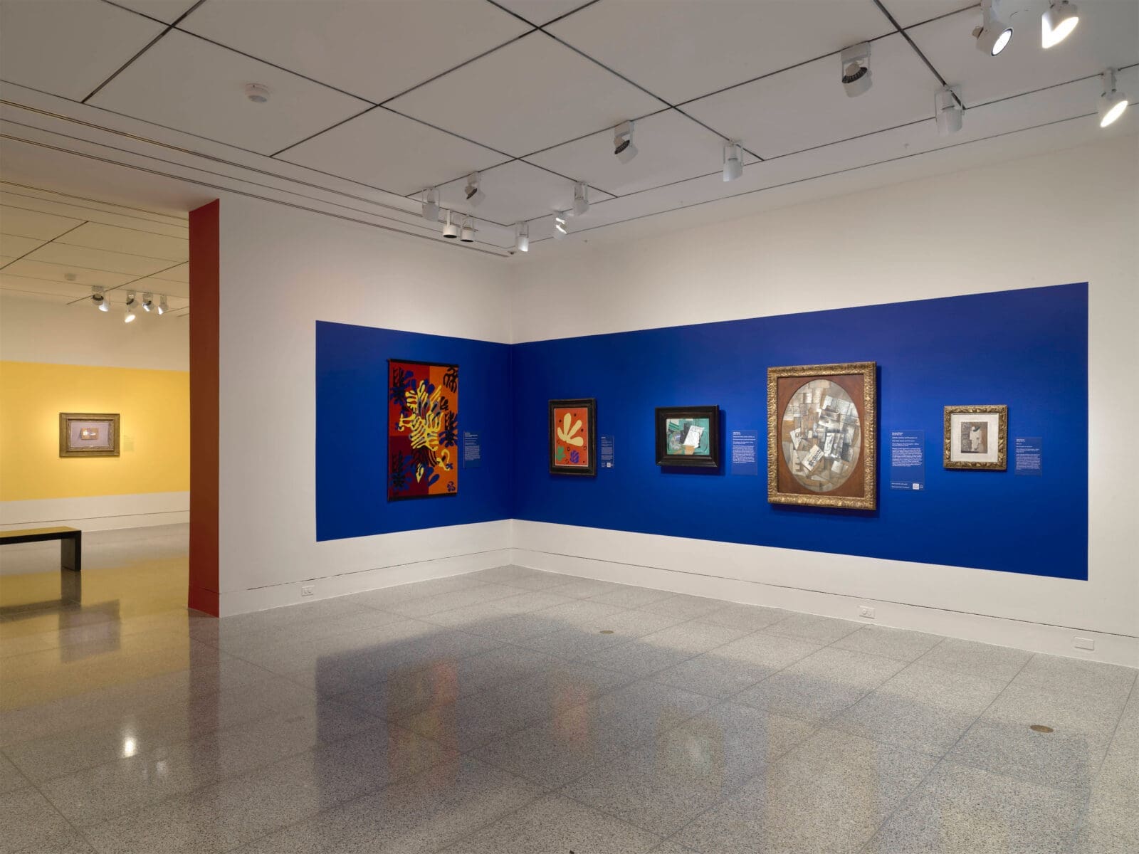Installation view of “Picasso-Klee-Matisse: Masterpieces from the Museum Berggruen” at Museum of Fine Arts, Houston