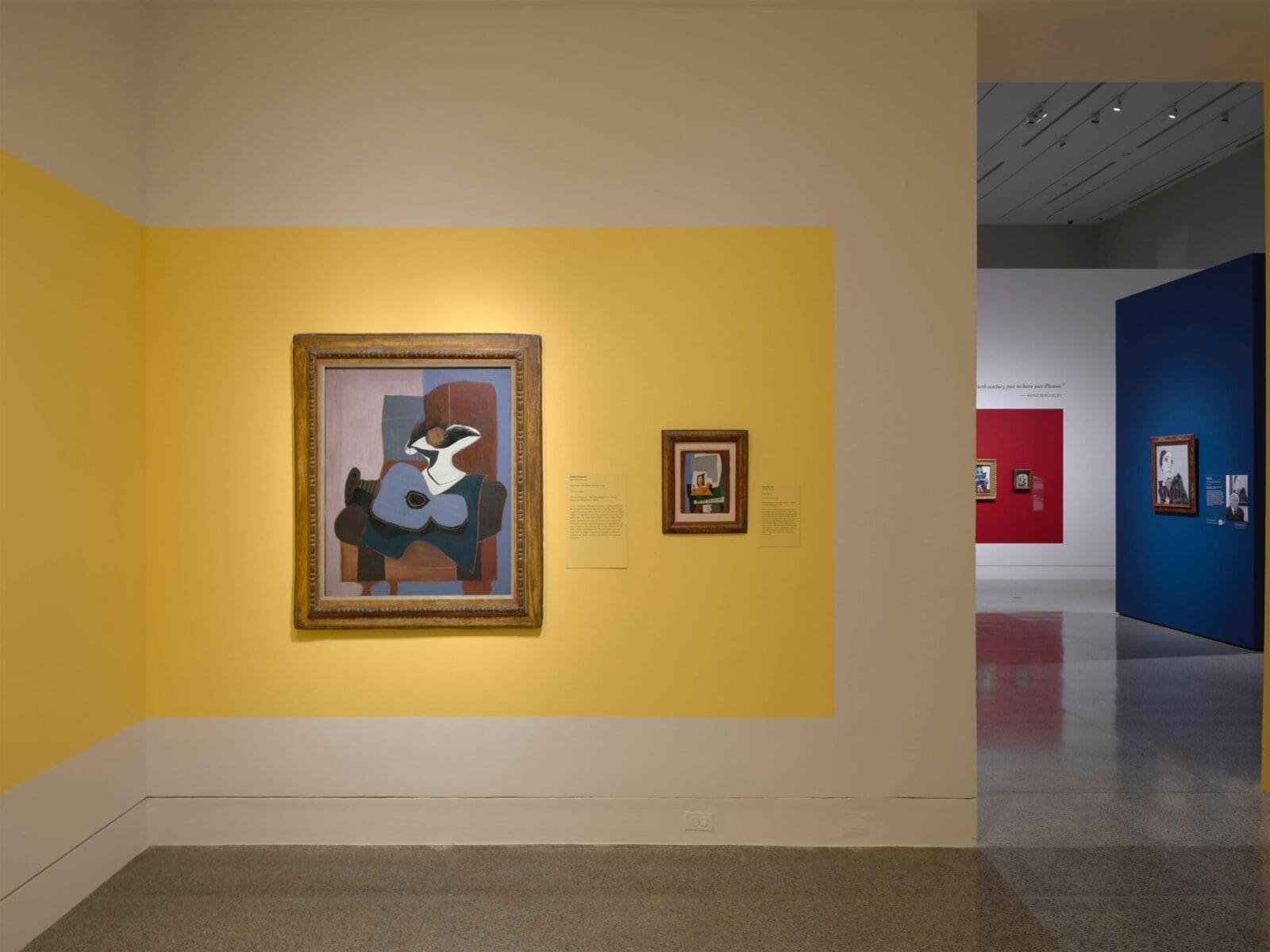 Installation view of “Picasso-Klee-Matisse: Masterpieces from the Museum Berggruen” at Museum of Fine Arts, Houston