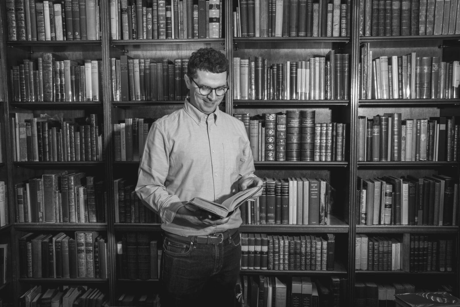 Eric Pedersen, senior rare book specialist at London-based Peter Harrington, will showcase an array of rare books, letters, and historical documents at the Dallas Antiquarian Book Fair. (Photo by Andrey & Melissa PR)