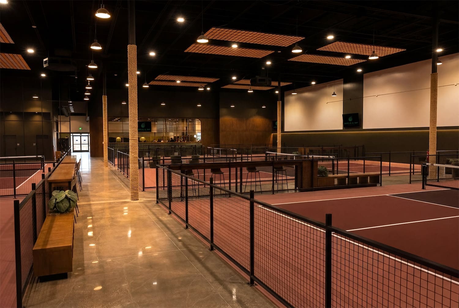 Serve & Sip is the newest elevated indoor pickleball concept in Dallas. (Photo by Kathy Tran)