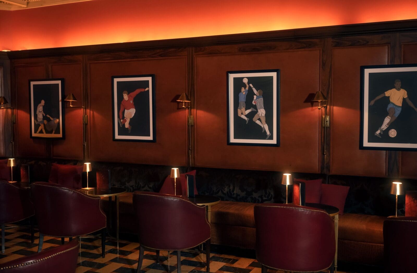 Dallas institution Rosewood Mansion on Turtle Creek recently unveiled two limited-time experiences that celebrate both the World Cup and Dallas through bespoke illustrations by artist Tanu Vasu. (Courtesy of Rosewood Mansion on Turtle Creek)