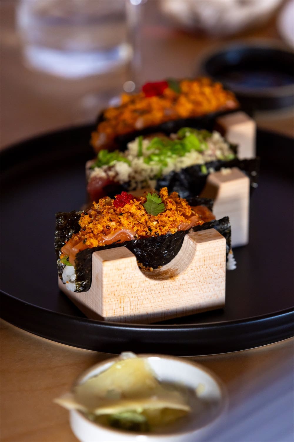 Don't miss the handrolls at Neighborhood Sushi. (Photo by Justin Cook)