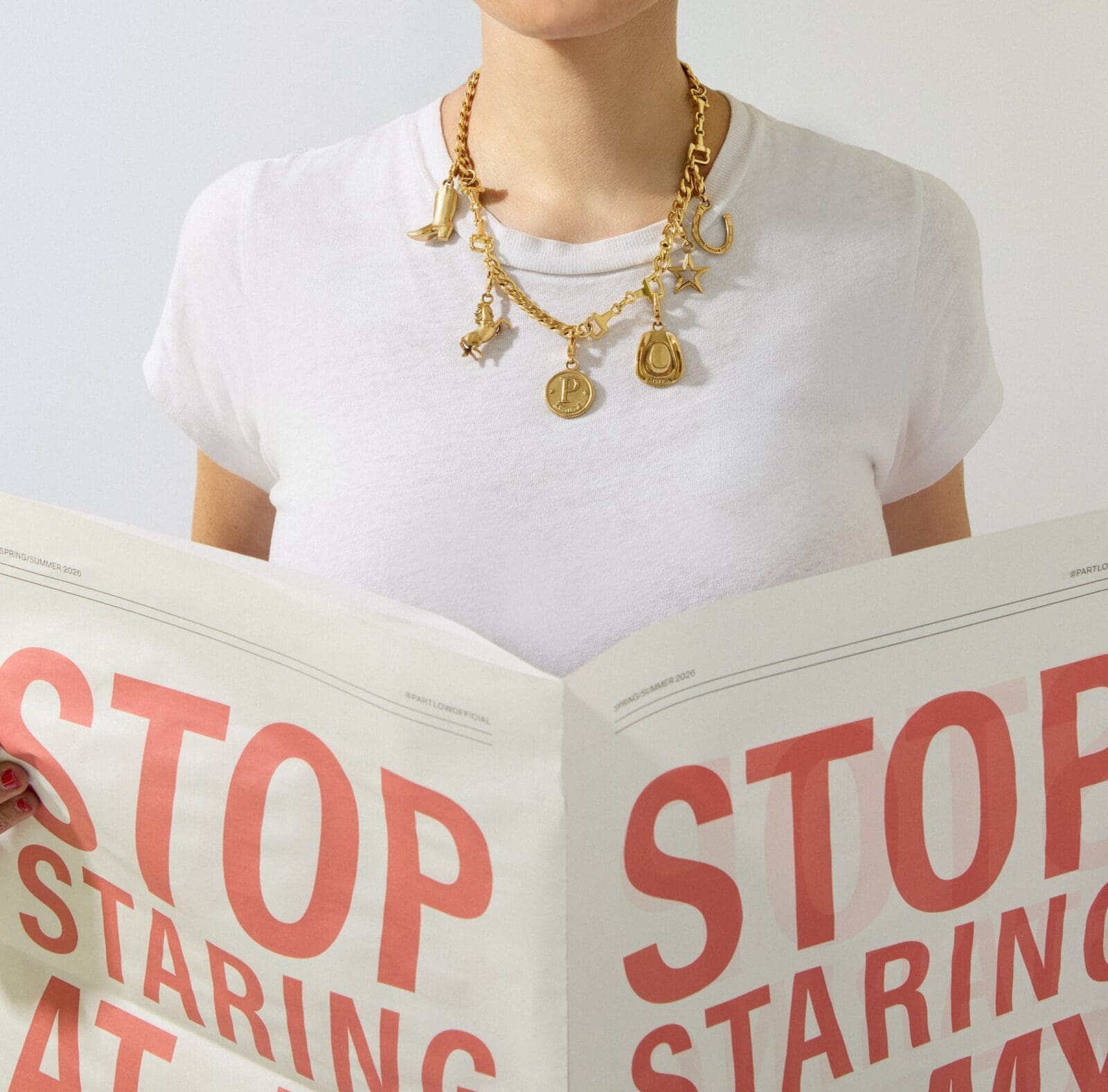 The new Partlow jewelry collection is not limited to boots but can be worn as personal bijoux.