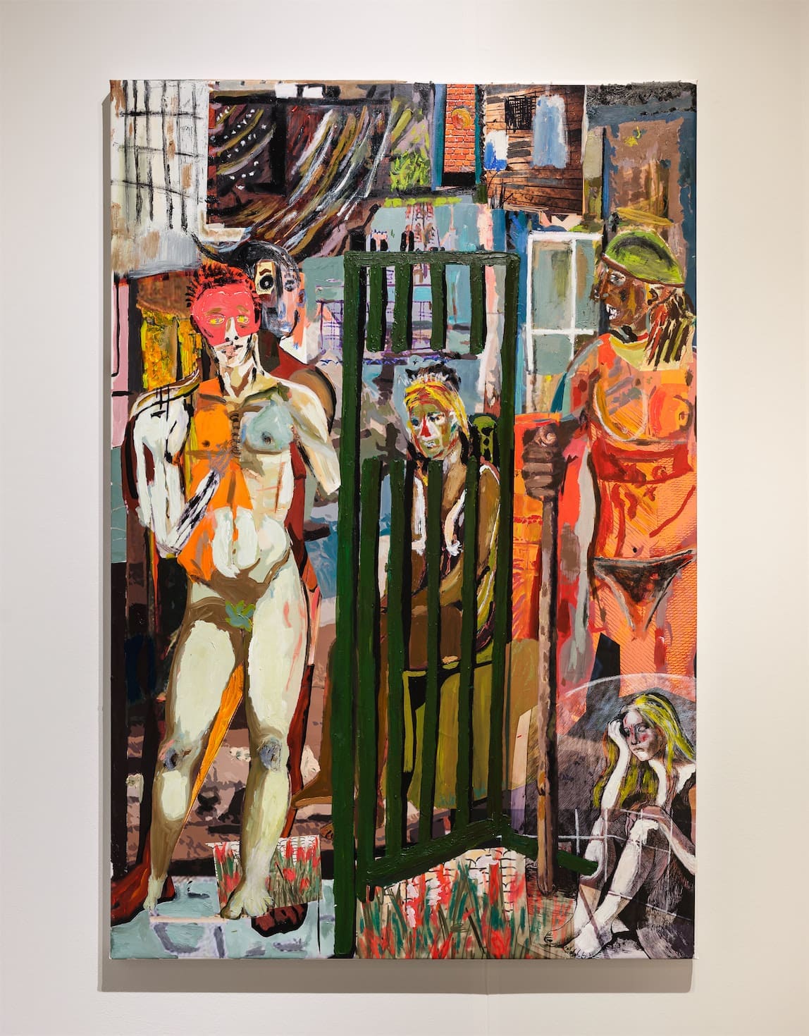 Olivier Souffrant, "Untitled (Guillotine)," 2025, at Zidoun-Bossuyt Gallery