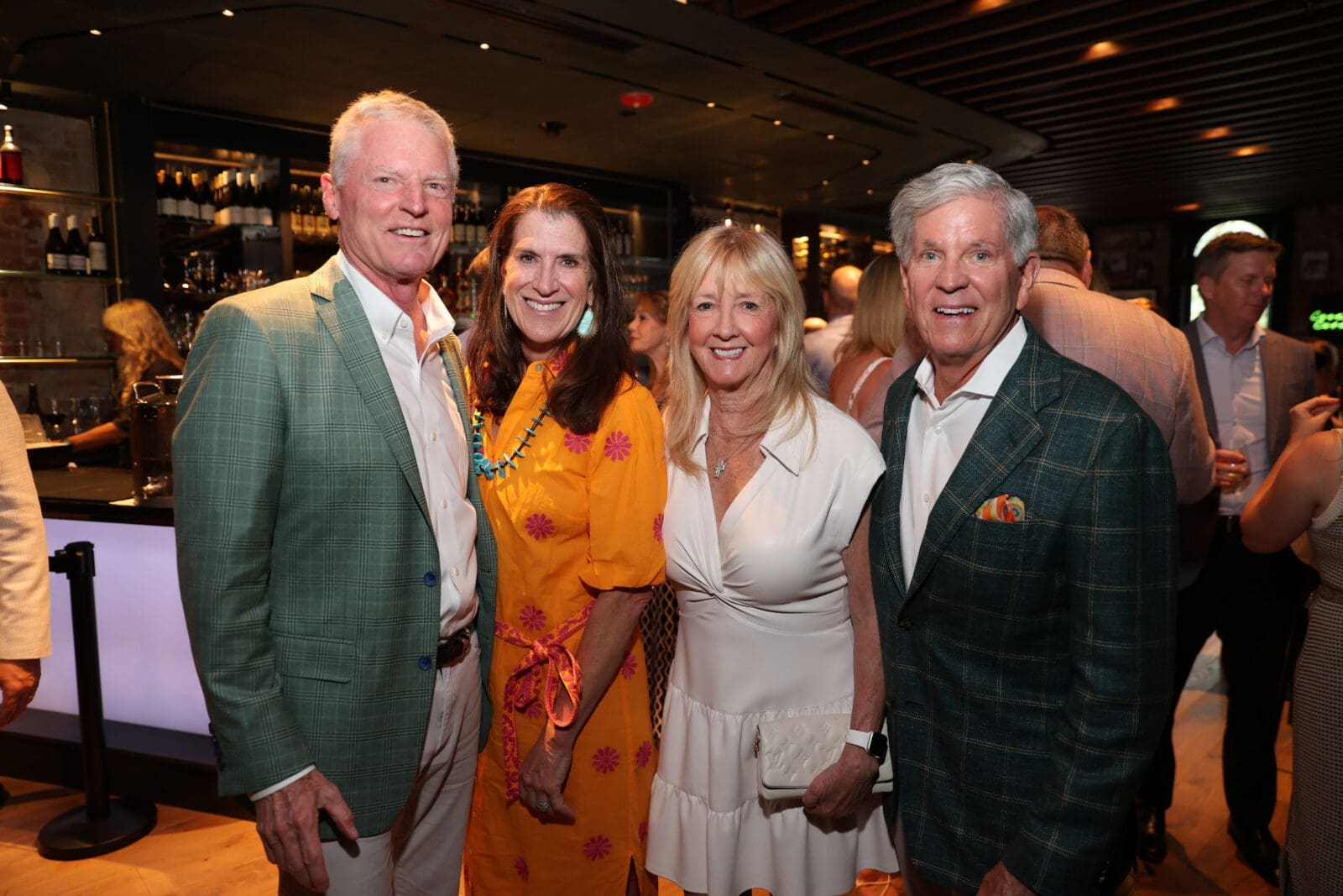 Steve & Kate Gibson, Mary & John Eads at the Memorial Hermann Foundation Aspen retreat (Photo by Priscilla Dickson)