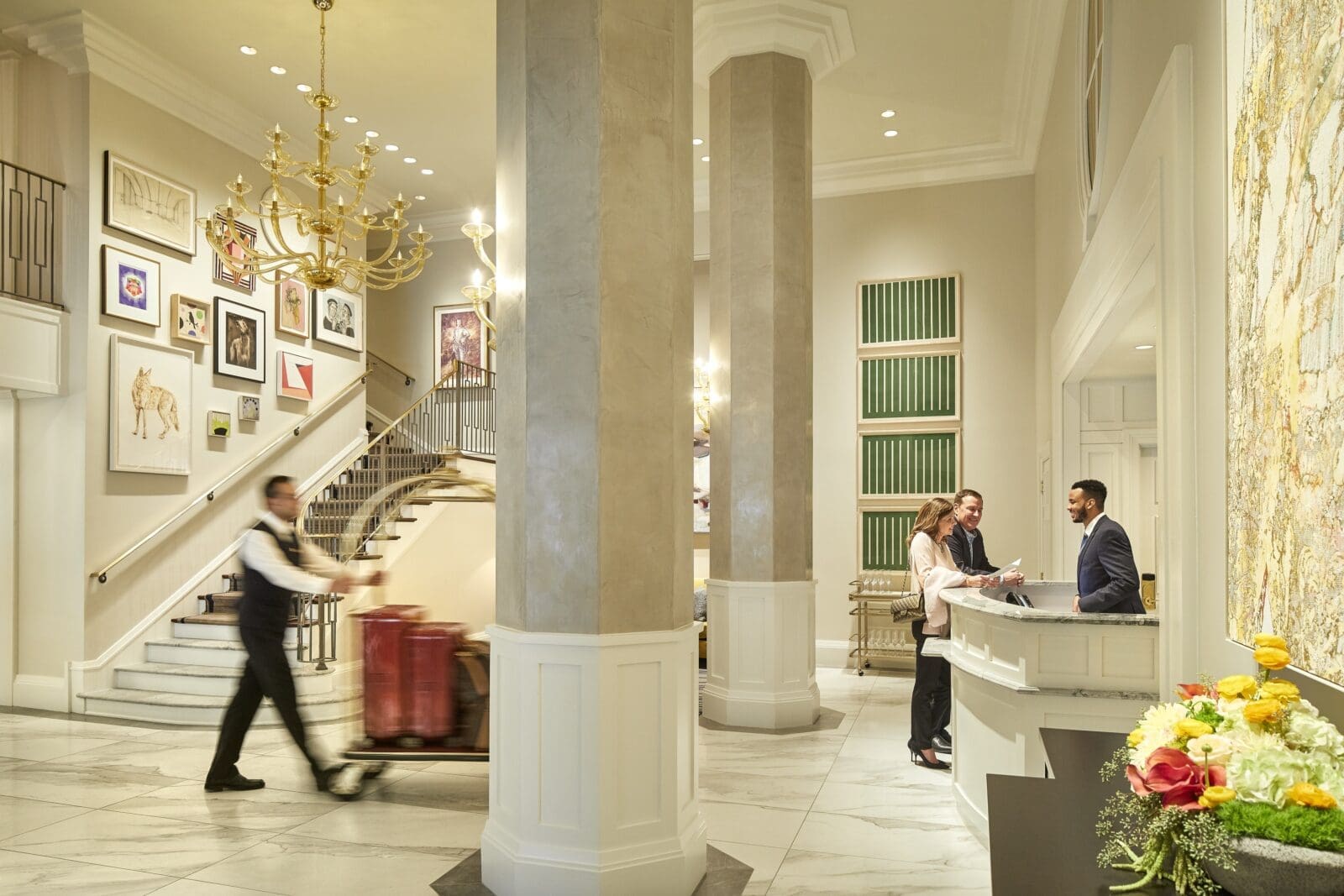 The Lancaster Hotel,noted for historic charm and cosmopolitan sophistication earns top honors in Houston.